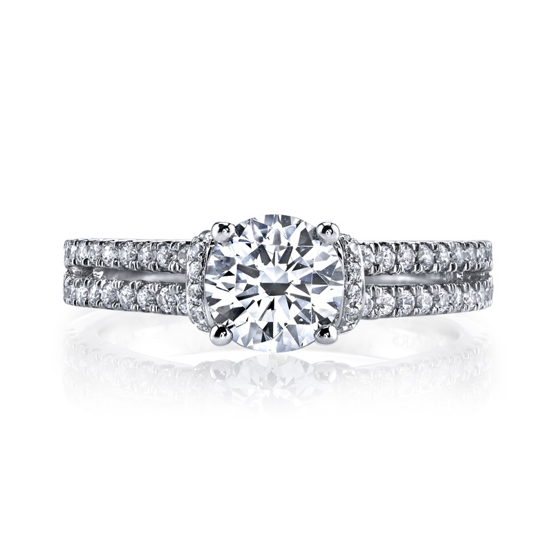 MARS 25038 Diamond Engagement Ring 0.41 Ctw.