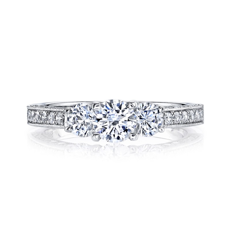 MARS 25472 Diamond Engagement Ring 0.95 Ctw.