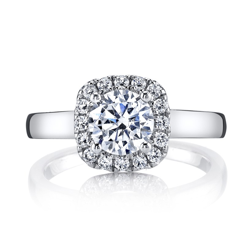 MARS 25517  Diamond Engagement Ring 0.24 Ctw.