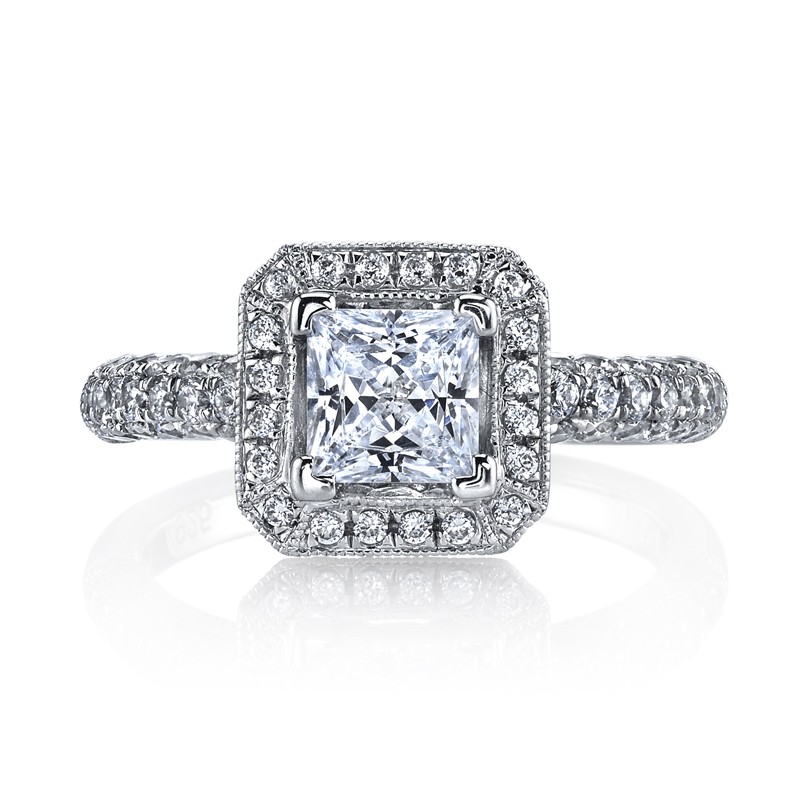 MARS 25632 Diamond Engagement Ring 0.77 Ctw.