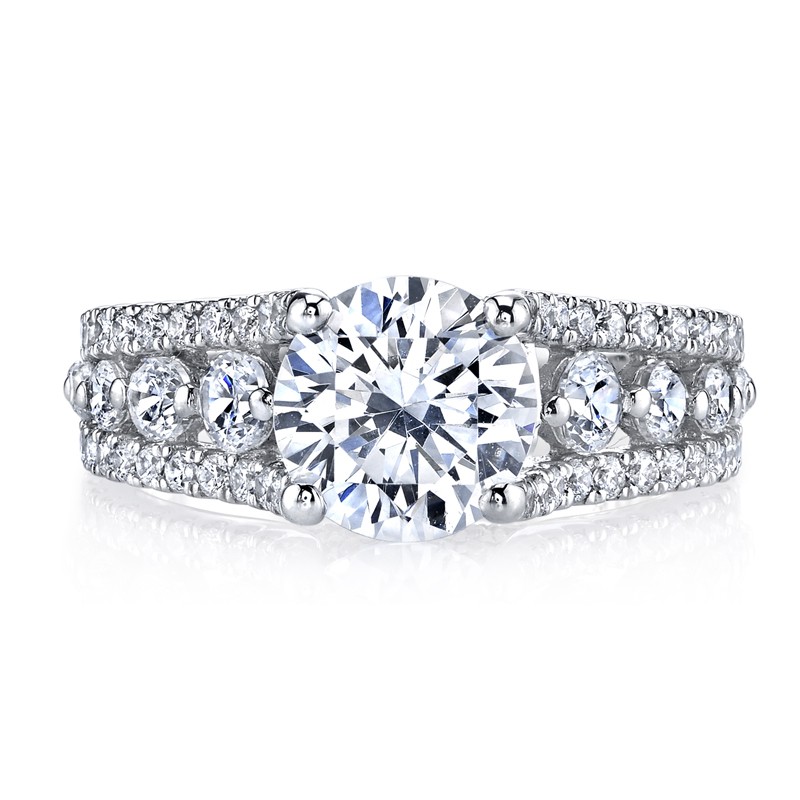 MARS 25734 Diamond Engagement Ring 1.02 Ctw.