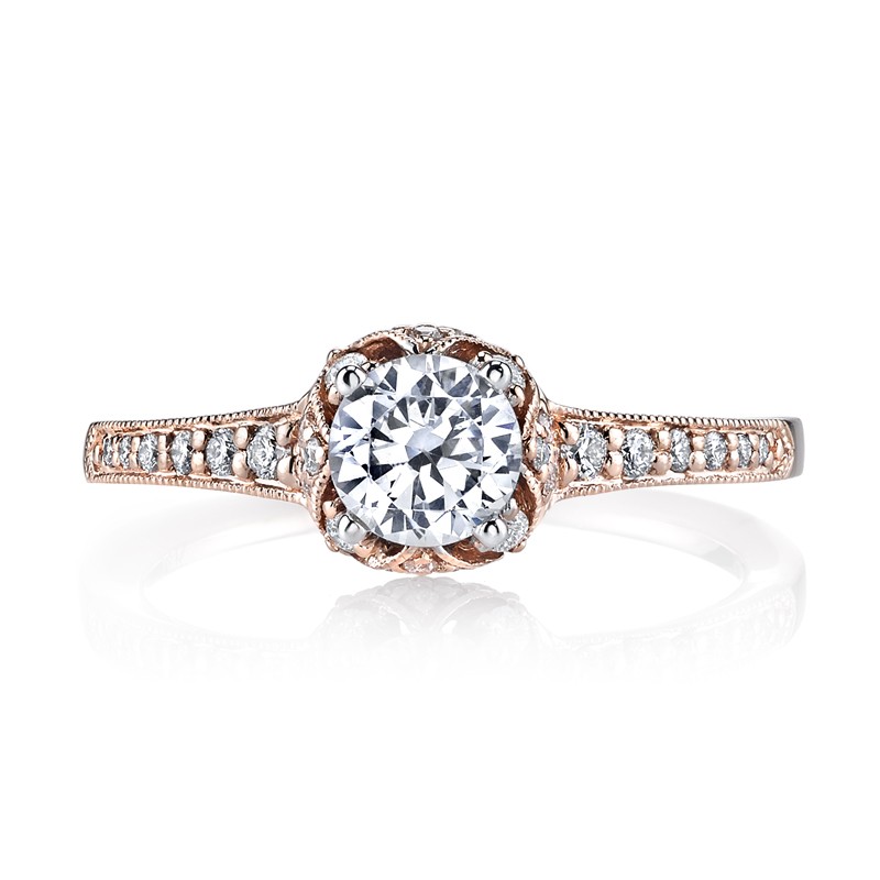 MARS 25802 Diamond Engagement Ring, 0.27 Ctw.