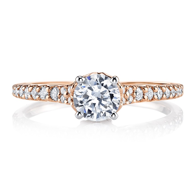MARS 25817 Diamond Engagement Ring 0.29 Ctw.