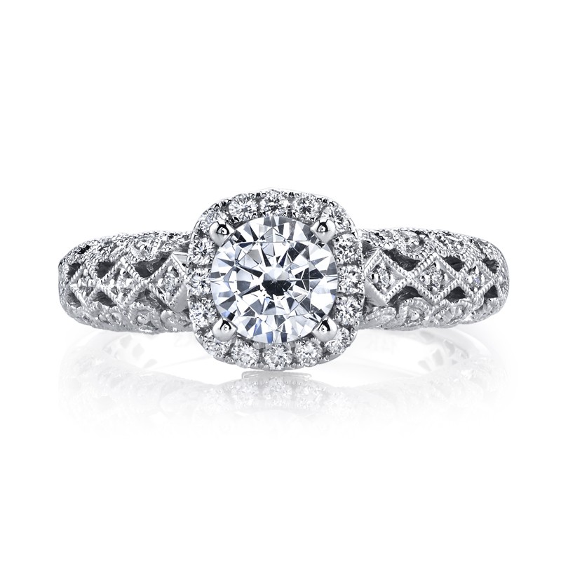 MARS 25826 Diamond Engagement Ring 0.30 Ctw.