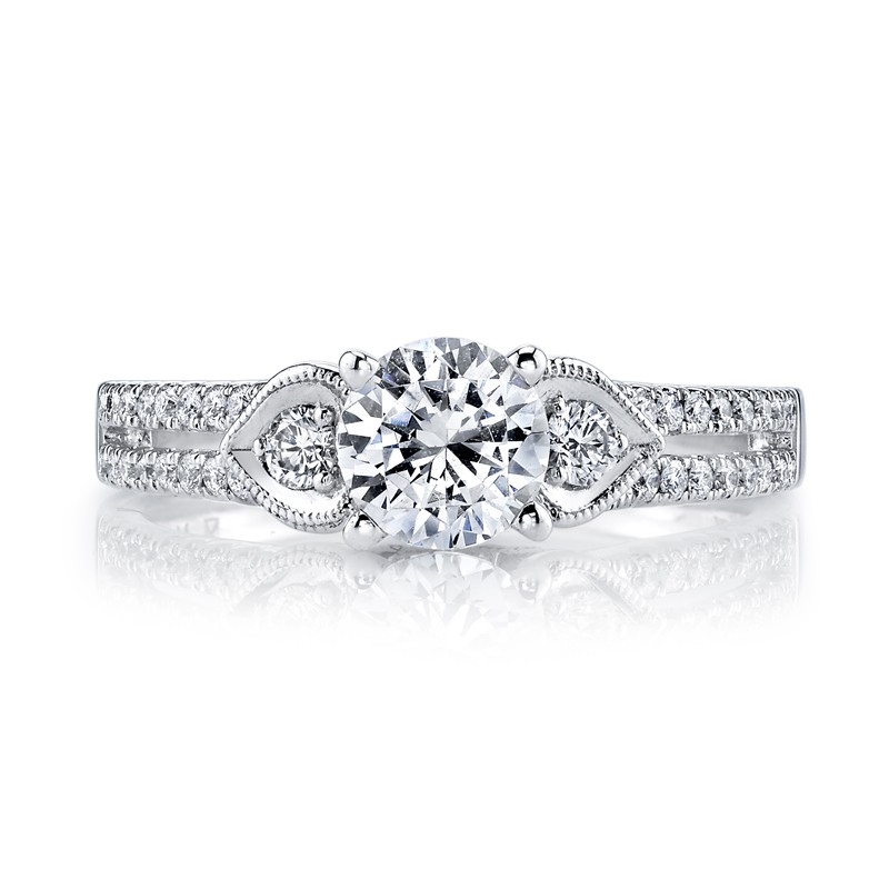 MARS 25858 Diamond Engagement Ring 0.29 Ctw.