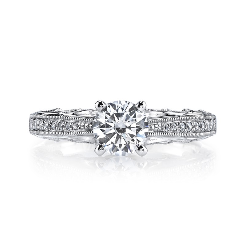 MARS 25866 Diamond Engagement Ring 0.14 Ctw.