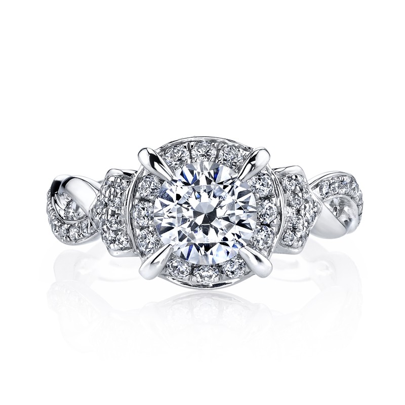 MARS 25948 Diamond Engagement Ring, 0.45 Ctw.