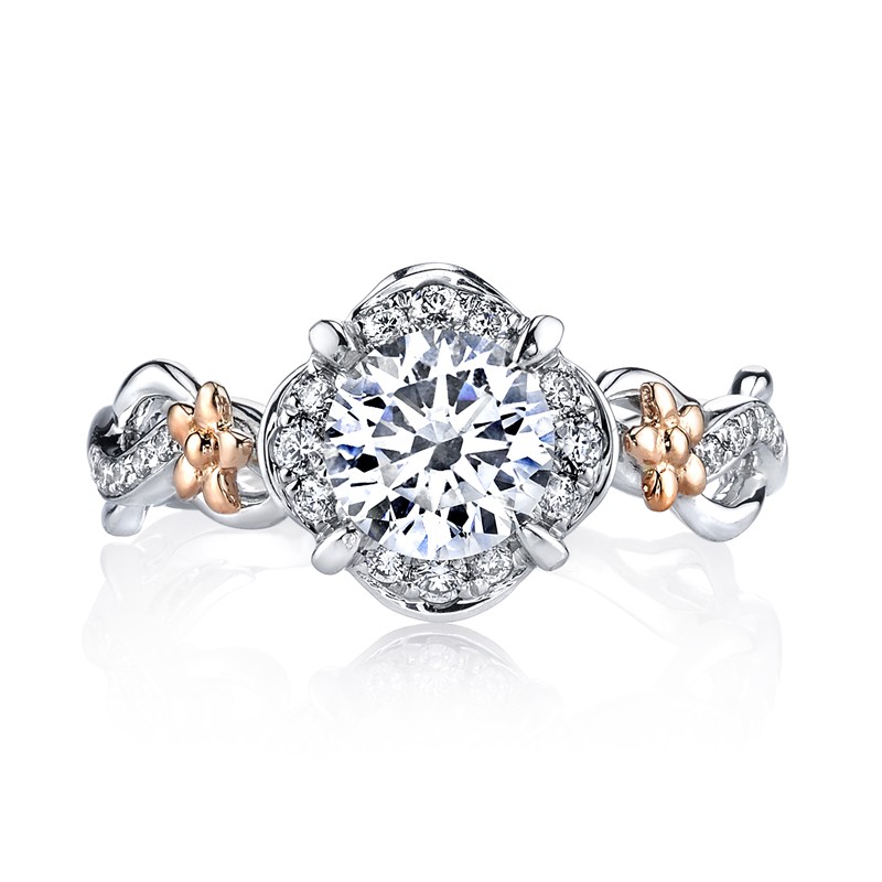 MARS 25952 Diamond Engagement Ring, 0.26 Ctw.