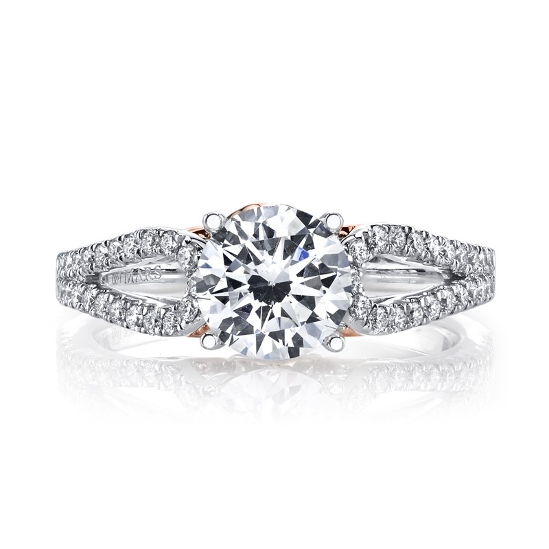 MARS 25993 Diamond Engagement Ring, 0.34 Ctw.