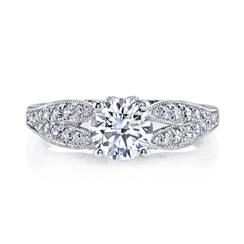 MARS 26003 Diamond Engagement Ring 0.36 Ctw.