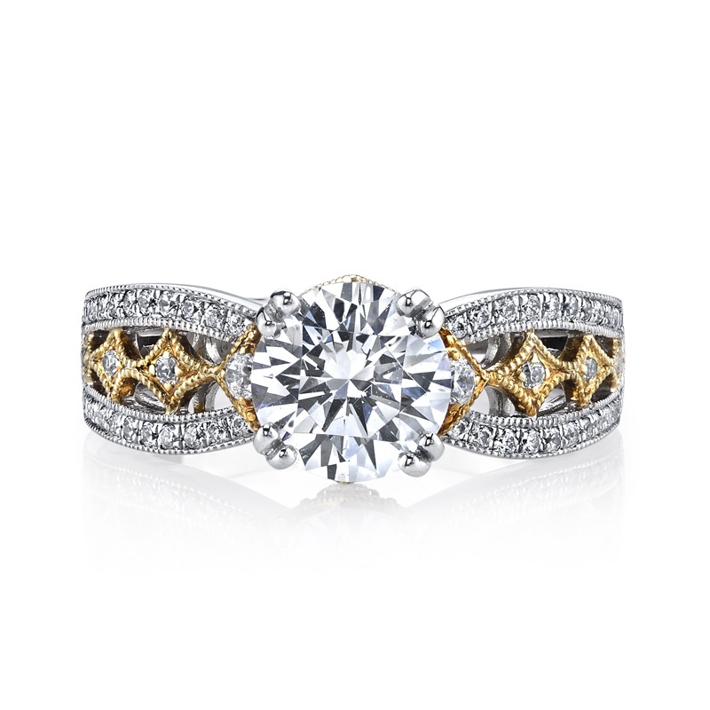 MARS 26043TT Diamond Engagement Ring 0.35 Ctw.