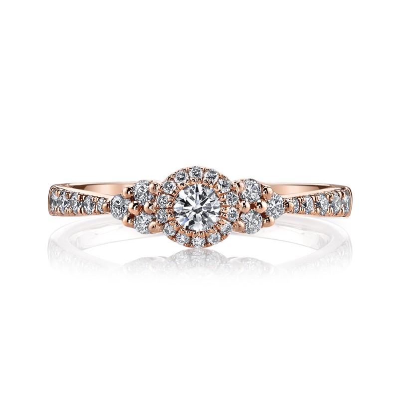 MARS 26107 Diamond Engagement Ring, 0.45 Ctw.