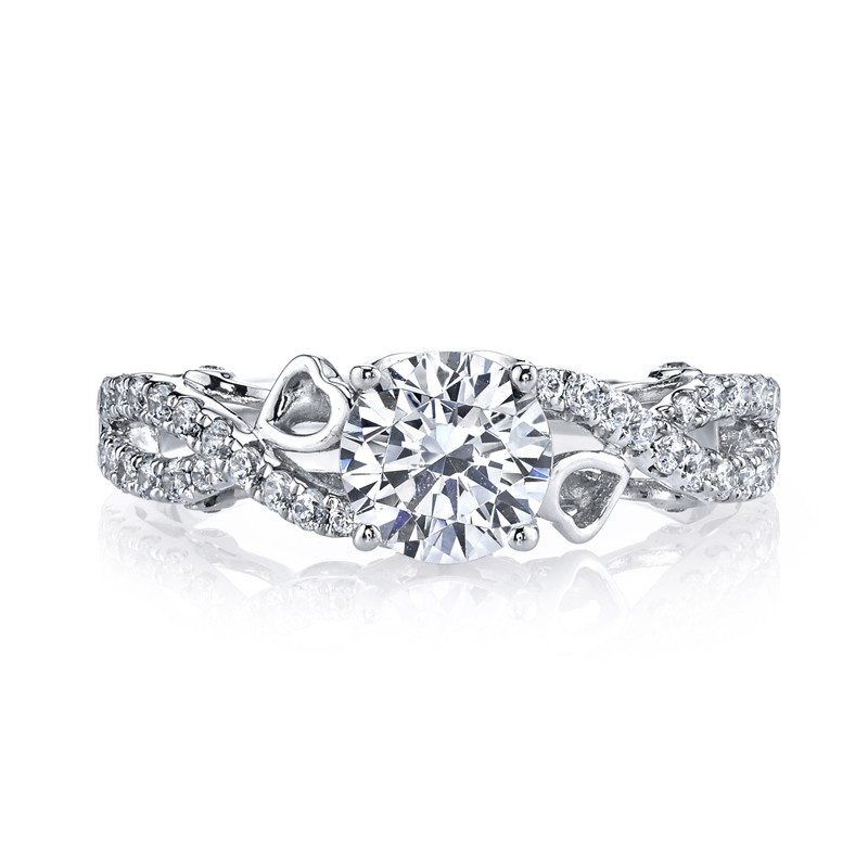 MARS 26129 Diamond Engagement Ring, 0.39 Ctw.