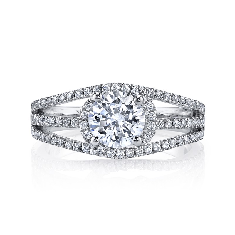 MARS 26204 Diamond Engagement Ring 0.44 Ctw.