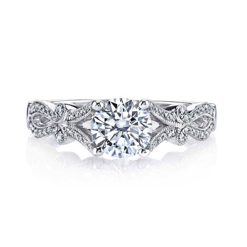 MARS 26247 Diamond Engagement Ring 0.20 Ctw.