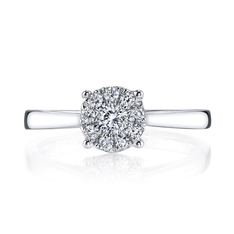 MARS 26280 Diamond Engagement Ring, 0.30 Ctw.