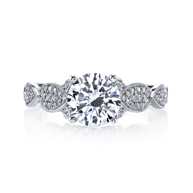 MARS 26441 Diamond Engagement Ring 0.26 Ctw.