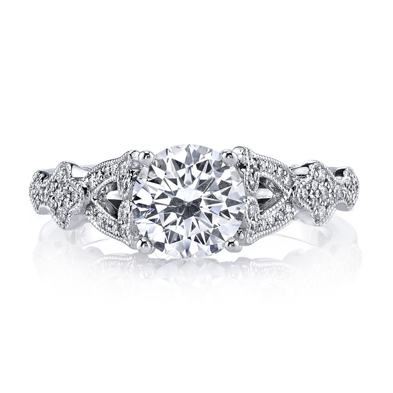 MARS 26442 Diamond Engagement Ring 0.17Ctw.