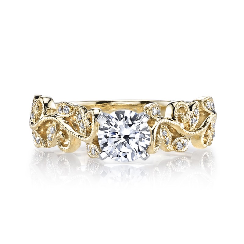 MARS 26504 Diamond Engagement Ring 0.07 Ctw.