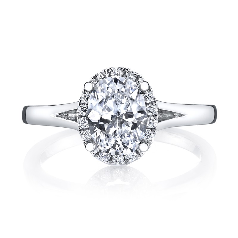 MARS 26513 Diamond Engagement Ring 0.13 Ctw.