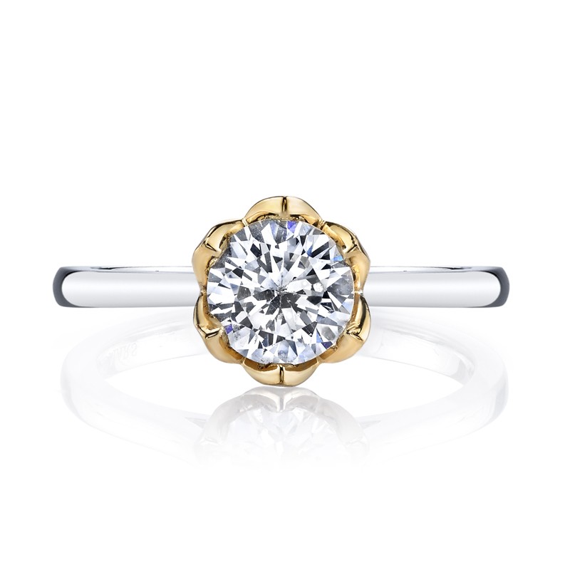 MARS 26515 Diamond Engagement Ring 0.02 Ctw.