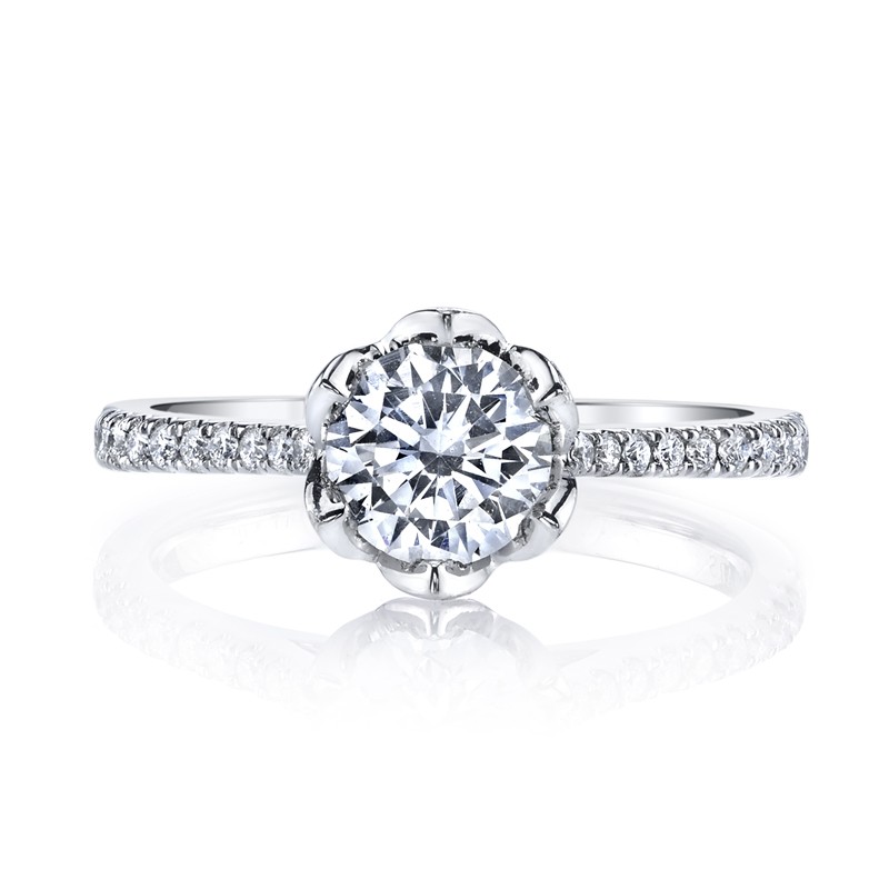 MARS 26530 Diamond Engagement Ring 0.18 Ctw.