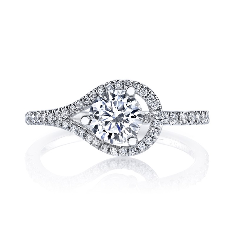 MARS 26531 Diamond Engagement Ring 0.21 Ctw.