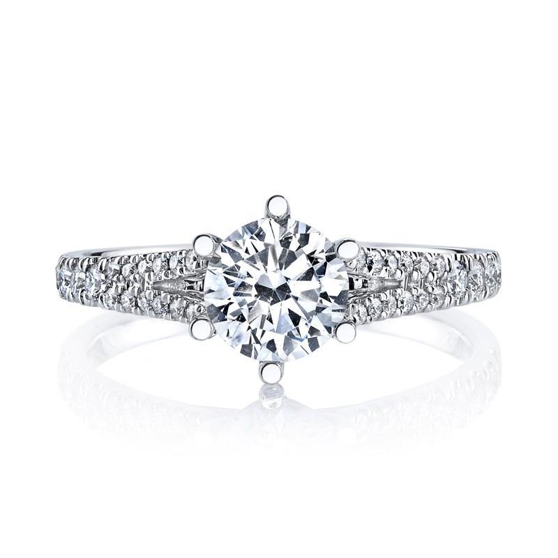 MARS 26532 Diamond Engagement Ring 0.24 Ctw.