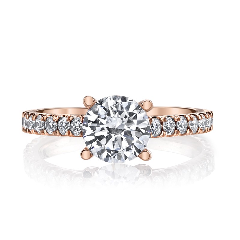 MARS 26562 Diamond Engagement Ring 0.52 Ctw.