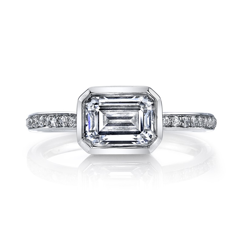 MARS 26705D Diamond Engagement Ring 0.12 Ctw.