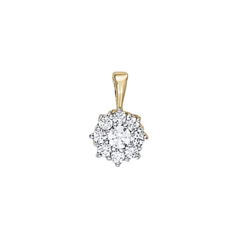 Pendant with Cluster Diamonds 31178