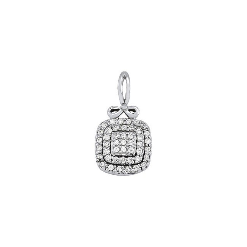 Pendant with Cluster Diamonds 32257