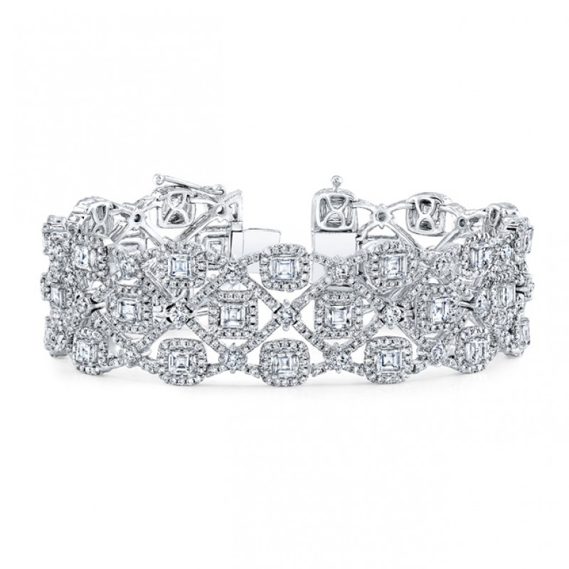 18k White Gold Diamond Bracelet