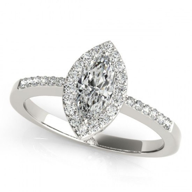 Halo Engagement Ring MQ 83532-10X5