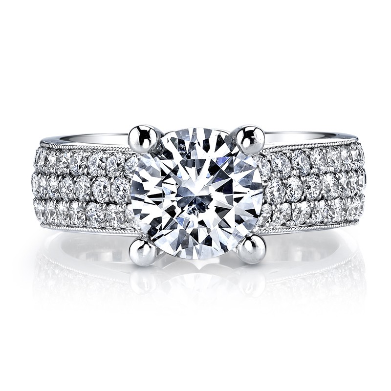MARS R264 Diamond Engagement Ring, 1.37 Ctw.