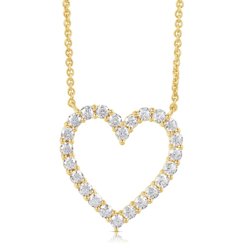 1 CT COLORLESS FLAWLESS HEART SHAPED PENDANT CFPAH.100-Y