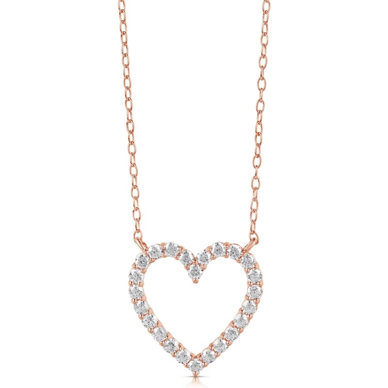 1/4 CT COLORLESS FLAWLESS HEART SHAPED PENDANT CFPAH.25-R