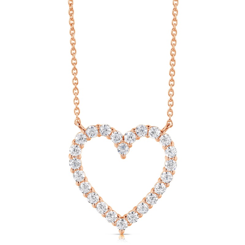 1/2 CT COLORLESS FLAWLESS HEART SHAPED PENDANT CFPAH.50-R