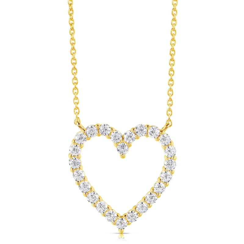 1/2 CT COLORLESS FLAWLESS HEART SHAPED PENDANT CFPAH.50-Y