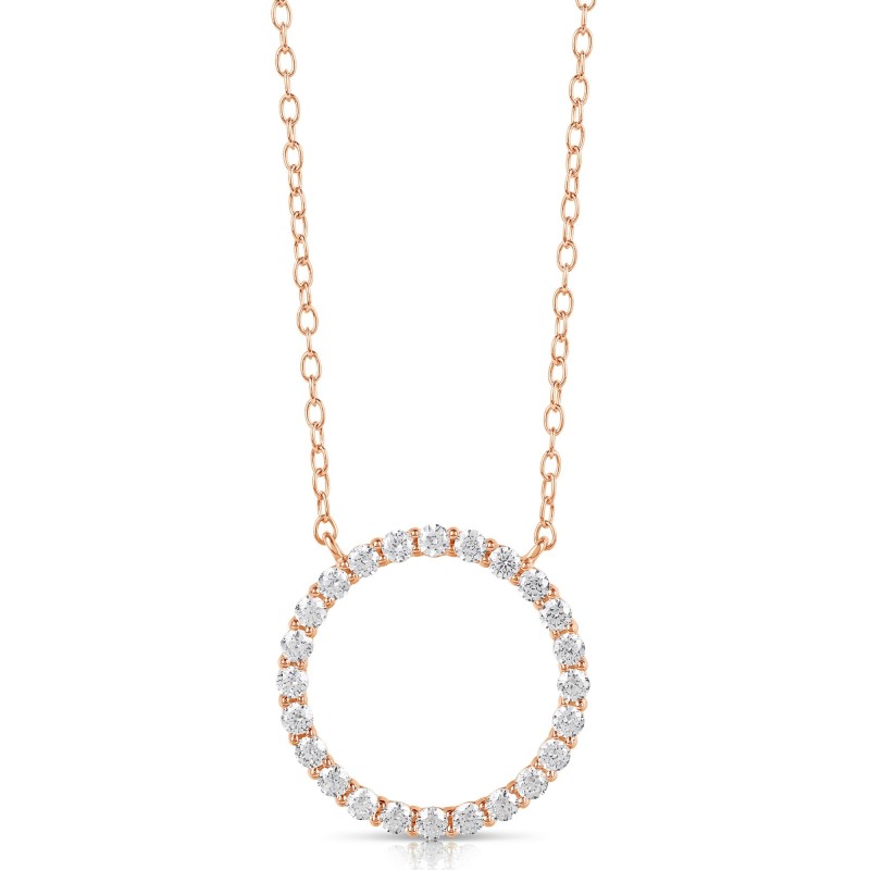 1/4 CT COLORLESS FLAWLESS CIRCLE SHAPED PENDANT CFPAR.25-R