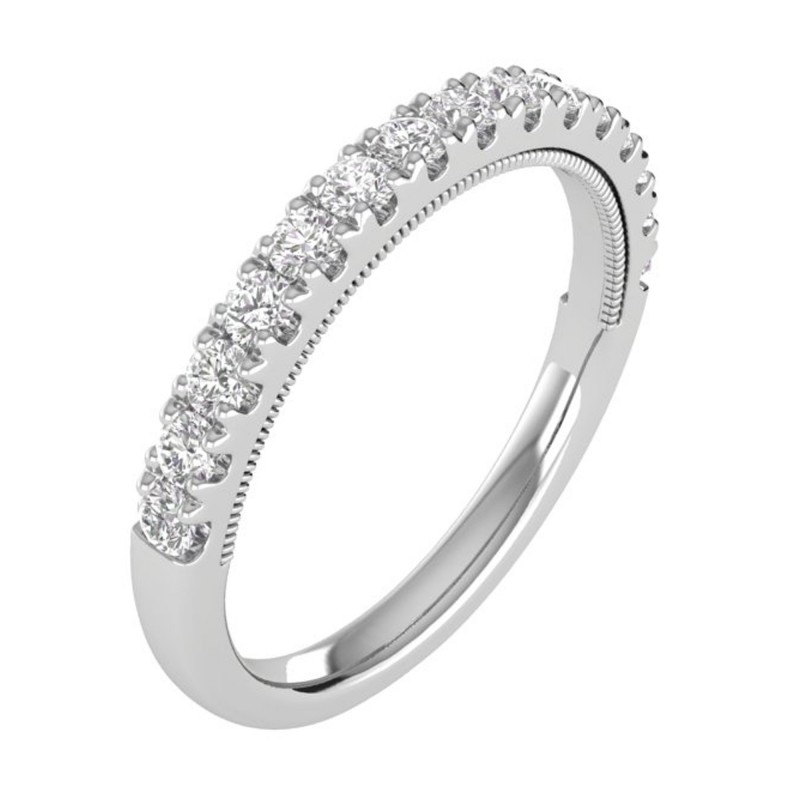 1/2 CTW COLORLESS FLAWLESS WEDDING BAND CFWB125.50-Y