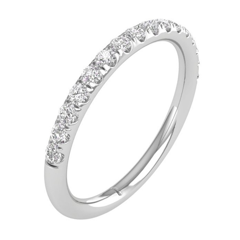 1/2 CTW COLORLESS FLAWLESS WEDDING BAND CFWB128.50-Y