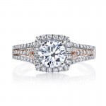 MARS 25151  Diamond Engagement Ring 0.52 Ctw.