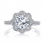 MARS 25255  Diamond Engagement Ring 0.47 Ctw.