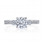 MARS 25352 Diamond Engagement Ring 0.38 Ctw.