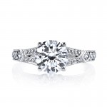 MARS 25913 Diamond Engagement Ring 0.13 Ct Pr, 0.28 Ct Rd.