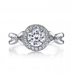 MARS 25950 Diamond Engagement Ring, 0.26 Ctw.