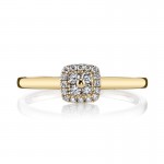 MARS 26120 Diamond Engagement Ring, 0.18 Ctw.