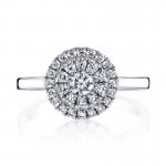 MARS 26126 Diamond Engagement Ring, 0.59 Ctw.