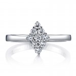 MARS 26144 Diamond Engagement Ring, 0.32 Ctw.